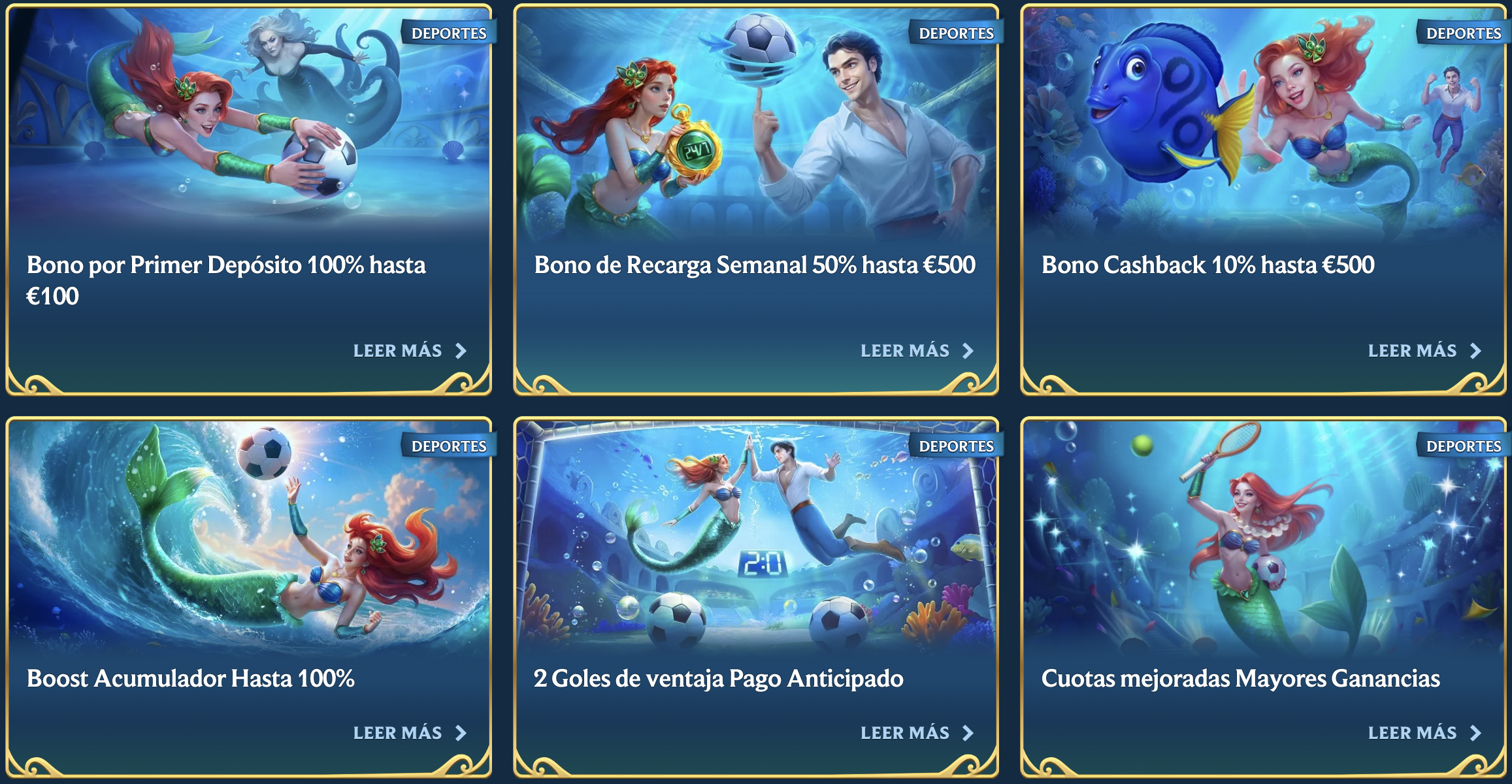 Promociones en AquaWin Apuesta Deportiva
